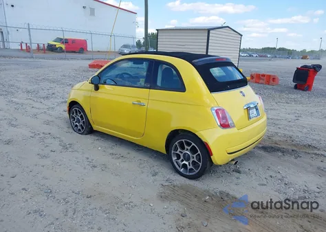 2013 Fiat 500C Pop from USA, damaged, VIN 3C3CFFDR0DT593511